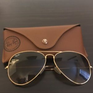 Gold Aviator Ray Bans